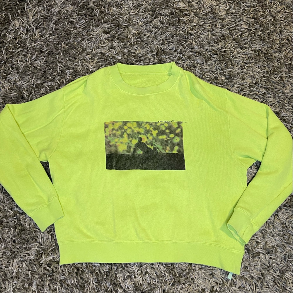OFF-WHITE graphic design sweater